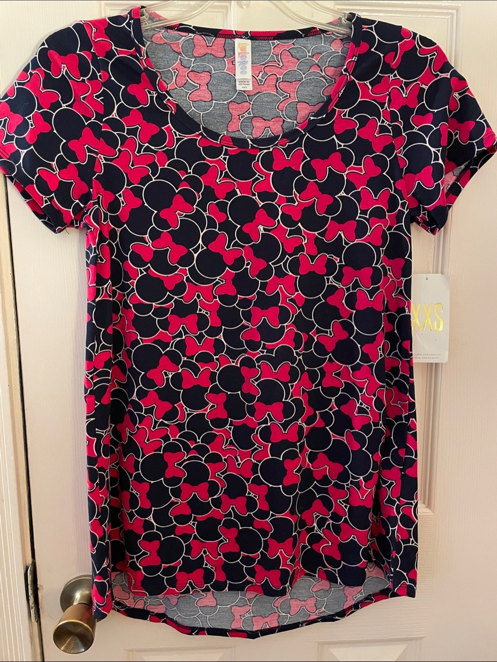 Lularoe Disney Minnie Mouse Classic Tee XXS NWT